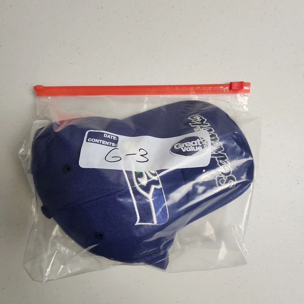 Vintage Seattle Seahawks NFL Adjustable Hat Cap Twins Enterprise Made in Macau